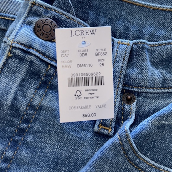 *NWT* J. Crew Jeans! Super soft + comfy - Picture 8 of 8